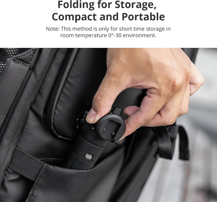 PGYTECH CapLock Verlängerungsstativ Mini Stativ für OSMO Action 5 Pro/4/3/2/Pocket 3/2, Selfie Stick