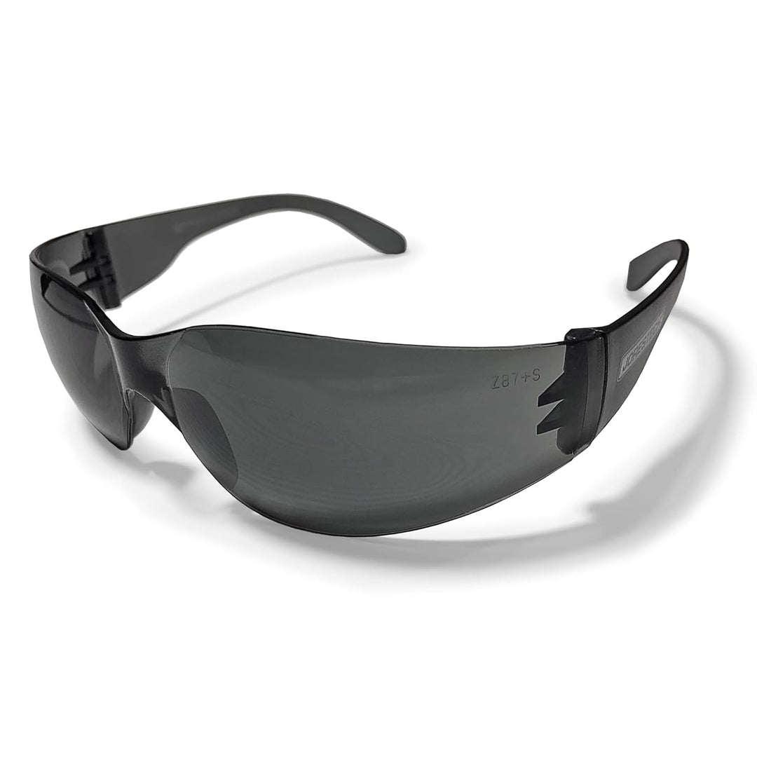 JORESTECH Eyewear Schutzbrille, Polycarbonat, stossfeste Gläser, 12 Stück (Smoke), smoke