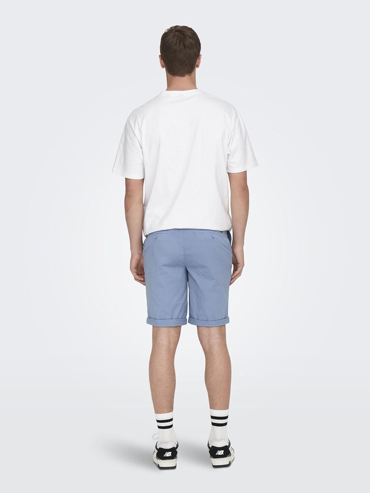ONLY & SONS Male Chino Shorts ONSPETER Normal geschnitten Shorts S Mountain Spring, S Mountain Sprin