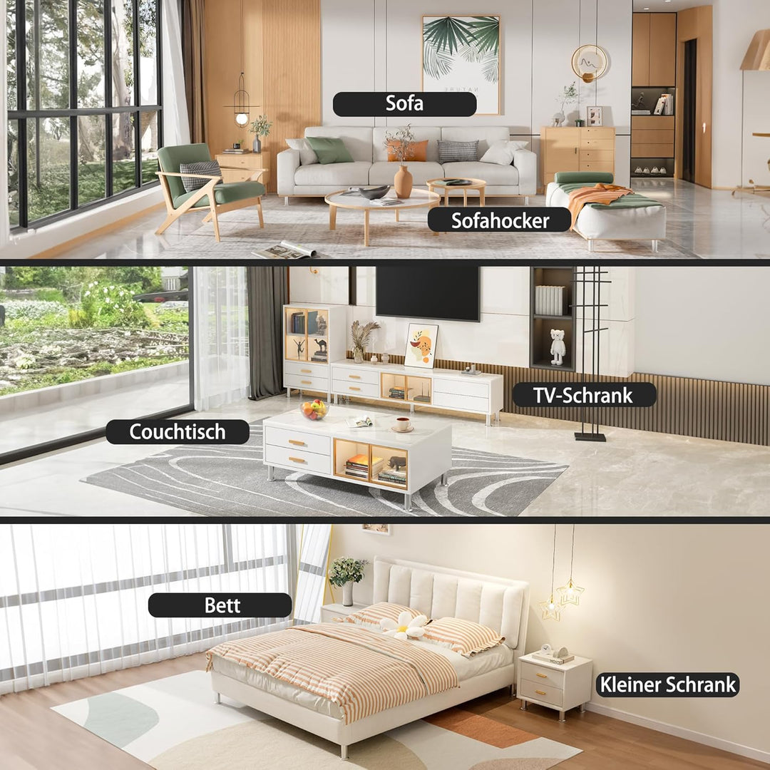 4 Stück M10 Möbelfüsse Edelstahl, Sofa Füsse, Für Schrankfüsse Bett Beine/Sofa Beine/Tischbeine höhe
