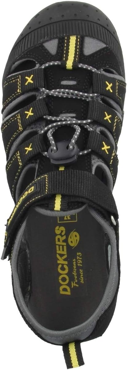 Dockers by Gerli Kinder Sandale 33 EU Schwarz Grau, 33 EU Schwarz Grau