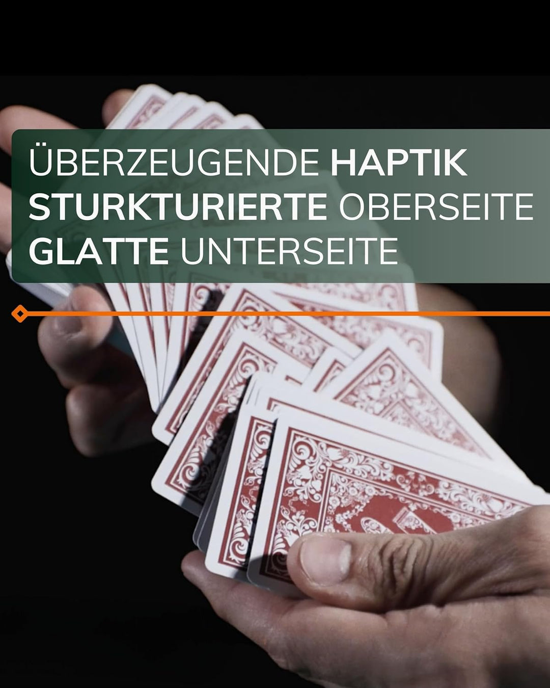 Bullets Playing Cards, 2X 54 Plastik Pokerkarten, Doppelpack, 2 Eckzeichen, Jumbo-Index, Wasserfest,