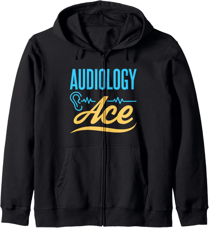 Audiologie Ace Audiologe Hörgeräte-Spezialist Therapist Kapuzenjacke