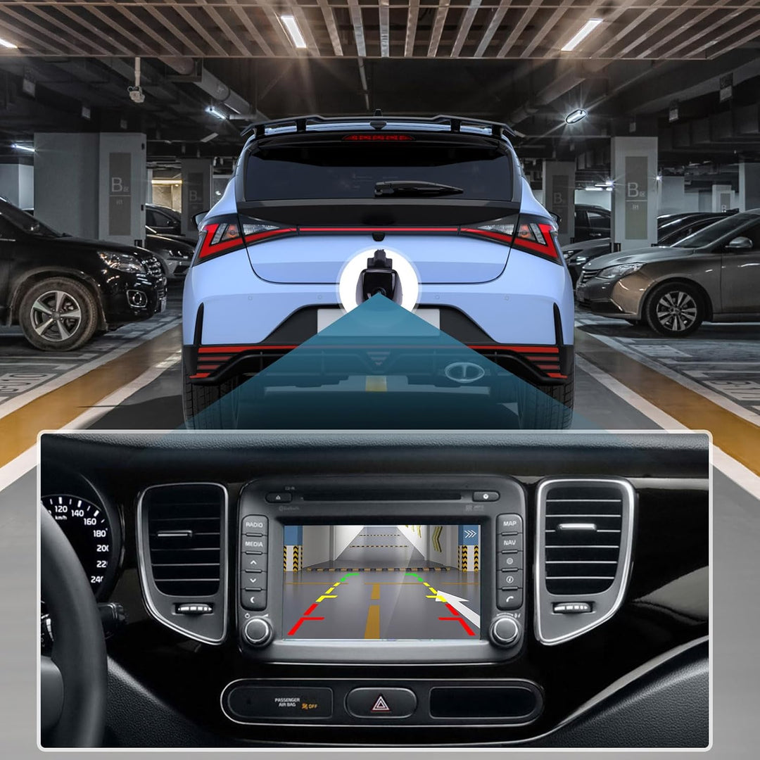 Weitwinkel-Rückfahrkamera kompatibel mit Hyundai I20,ersetzt 95760-C8001 95760C8001.