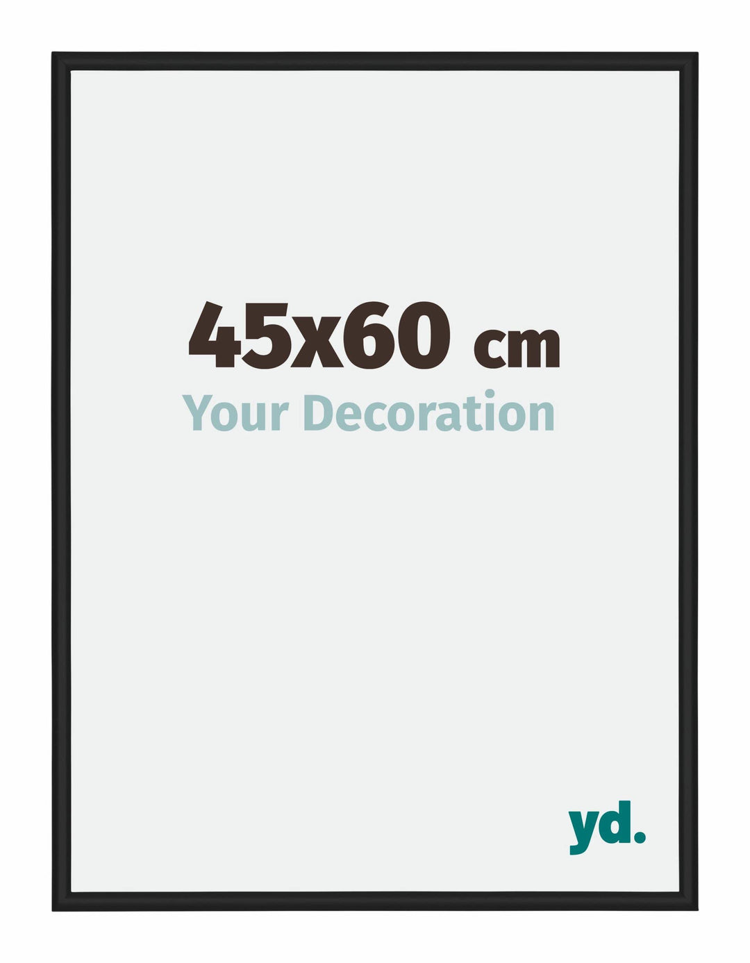 yd. Your Decoration - Bilderrahmen 45x60 cm - Bilderrahmen aus Aluminium mit Acrylglas - Antireflex