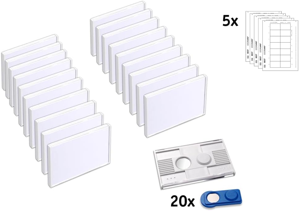 20 Magnet-Namensschilder vista® 40 „classic“, inkl. Druckbogen