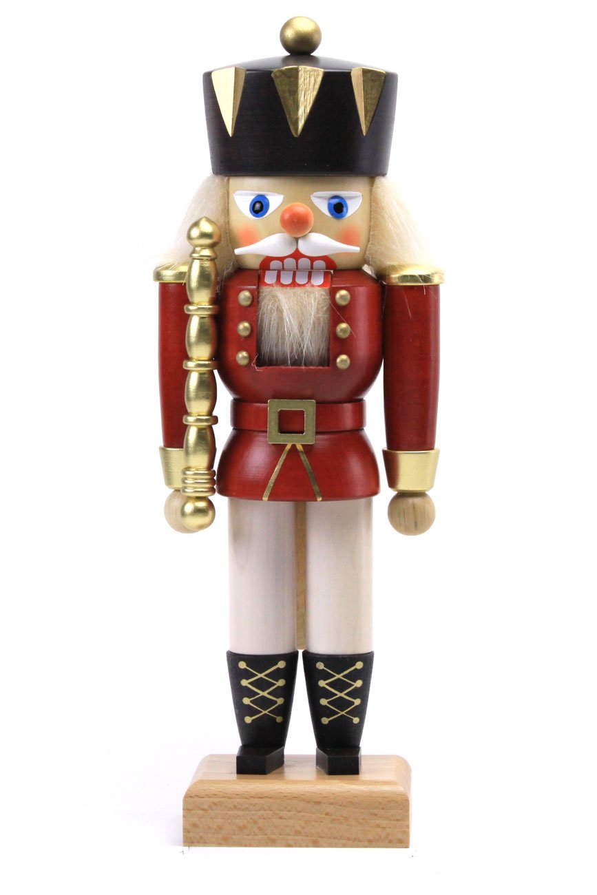 Christian Ulbricht Nussknacker Nussknacker König rot - 27,5 cm - Original Erzgebirge