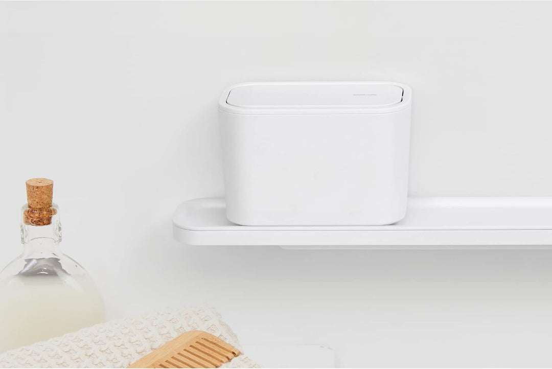Brabantia - Mindset Abfallbehälter - Für Kleine Abfälle - Abnehmbarer Schwingdeckel - Pflegeleicht -