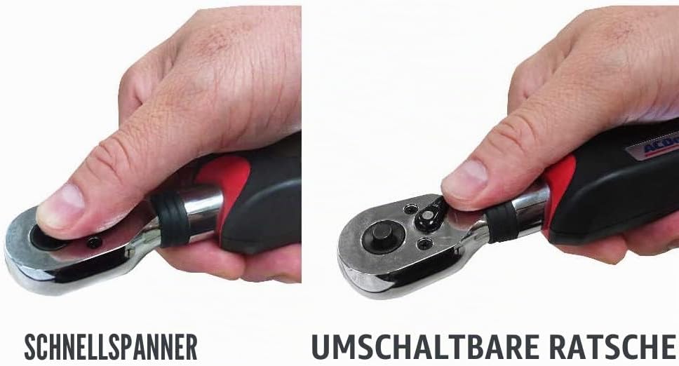 ACDelco ARM601-3 Digitaler Drehmomentschlüssel, 3/8 Zoll (0,95 cm), 2,71-50,71 Nm (2-37 ft-lbs) Schr