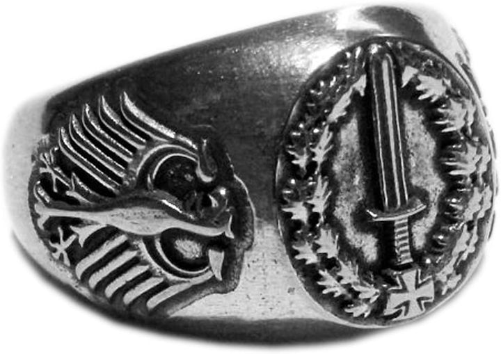 MK-Art Militaria Deutscher Ring Kommando Spezialkräfte KSK mit Motto Facit Omnia Voluntas (Der Wille