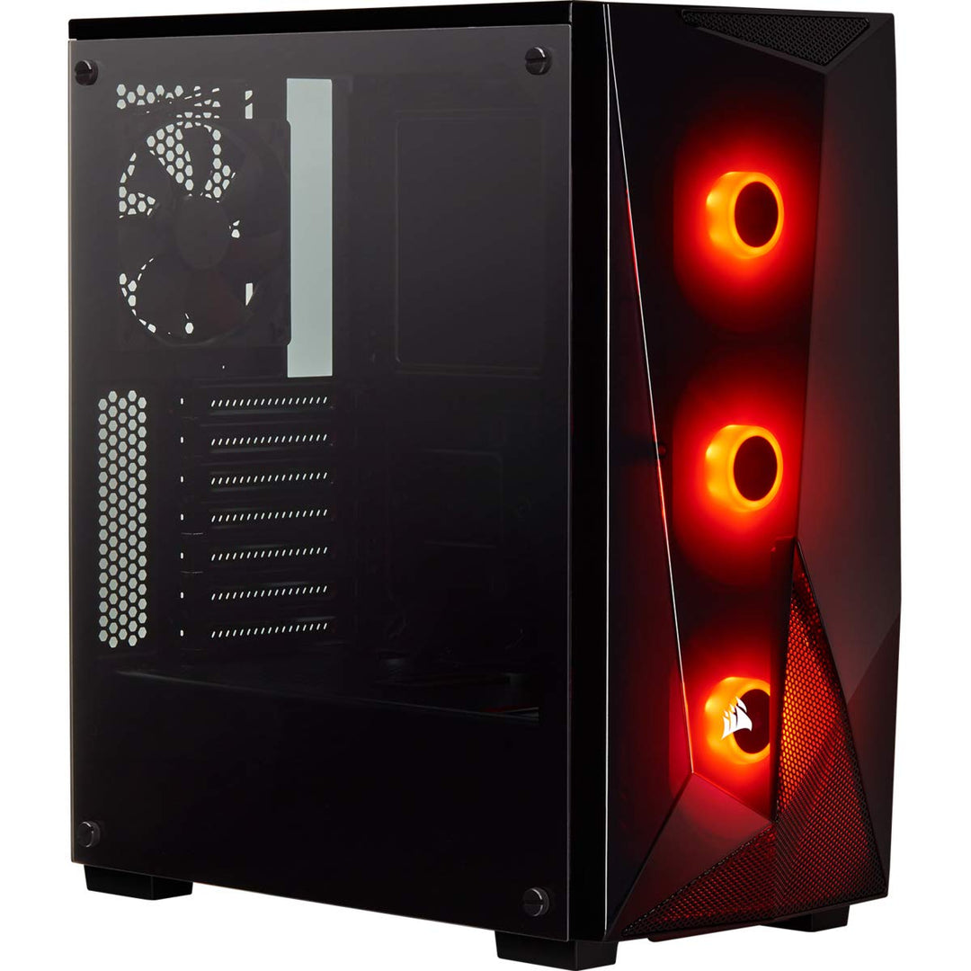Corsair Spec-Delta Carbide Series RGB Mid-Tower ATX Gaming Gehäusee (mit gehärtetem Glas) schwarz, S