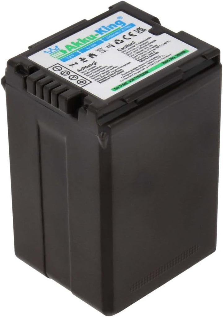 Akku-King Akku kompatibel mit Panasonic VW-VBG390, VW-VBG390E, VW-VBG390K - Li-Ion - 3150mAh - für H