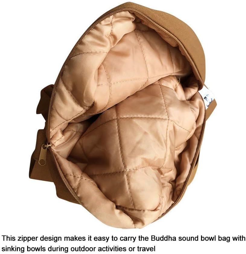 Buddhistische Tasche Mönch Buddha Klangschale Tasche Tibetische Klangschale Umhängetasche Meditation