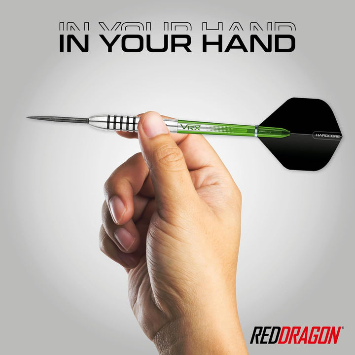 RED DRAGON Featherlite 9: 19g Tungsten Darts Set mit Flights und Schäfte
