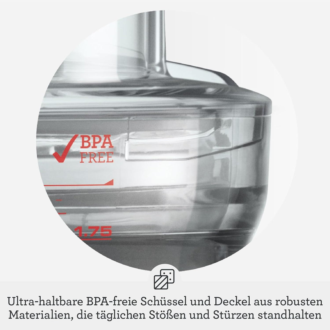 Sage - The Paradice 9 Küchenmaschine - Multifunktionales Set zum Hacken, Würfeln, Schneiden und Zerk