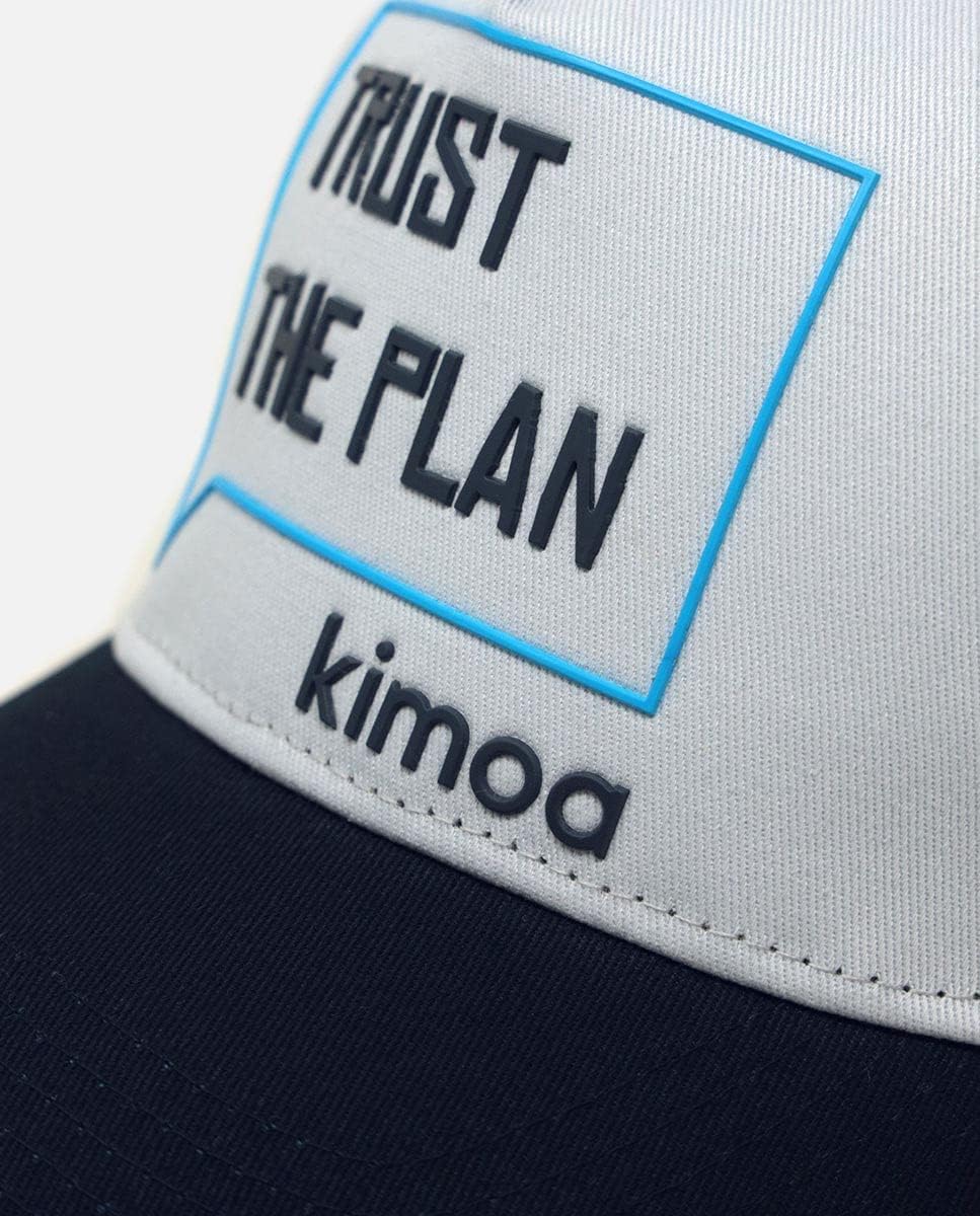 KIMOA Trust The Plan Cap Baseballkappe, Bicolor, Einheitsgrösse
