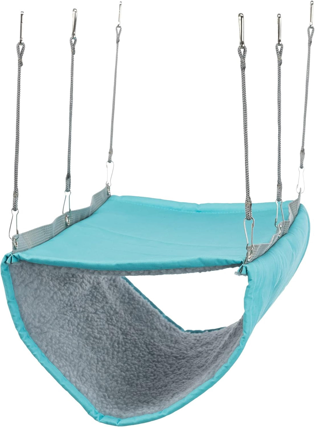 TRIXIE 62696 Hängematte mit 2 Etagen für Ratten/Degus, 22 × 15 × 30 cm & 62692 Hängematte für Ratten