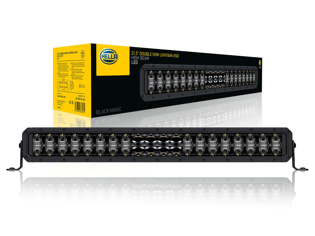HELLA LED Scheinwerfer Black Magic Double Row Lightbar 21.5" - ECE Zulassung - 12/24V - 5500lm doppe