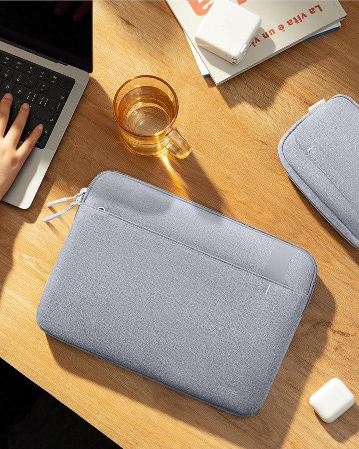 Inateck 360° Schutz Laptoptasche Hülle, Kompatibel mit 13 Zoll MacBook Air M5 2026 M4 2025, M1/M2/M3