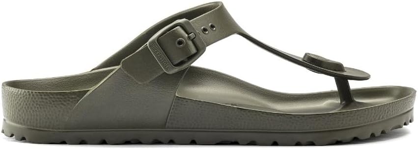 BIRKENSTOCK Unisex-Erwachsene Gizeh FL Zehentrenner 36 EU Khaki, 36 EU Khaki