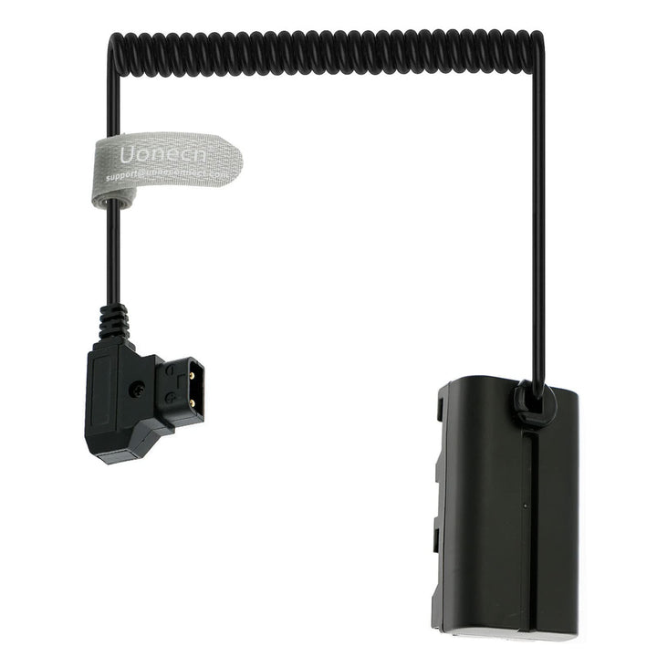 Uonecn D-Tap zu NP F550 Dummy Batterie Spulenkabel Stromkabel Adapter Kompatibel für Sony NP F550|F5