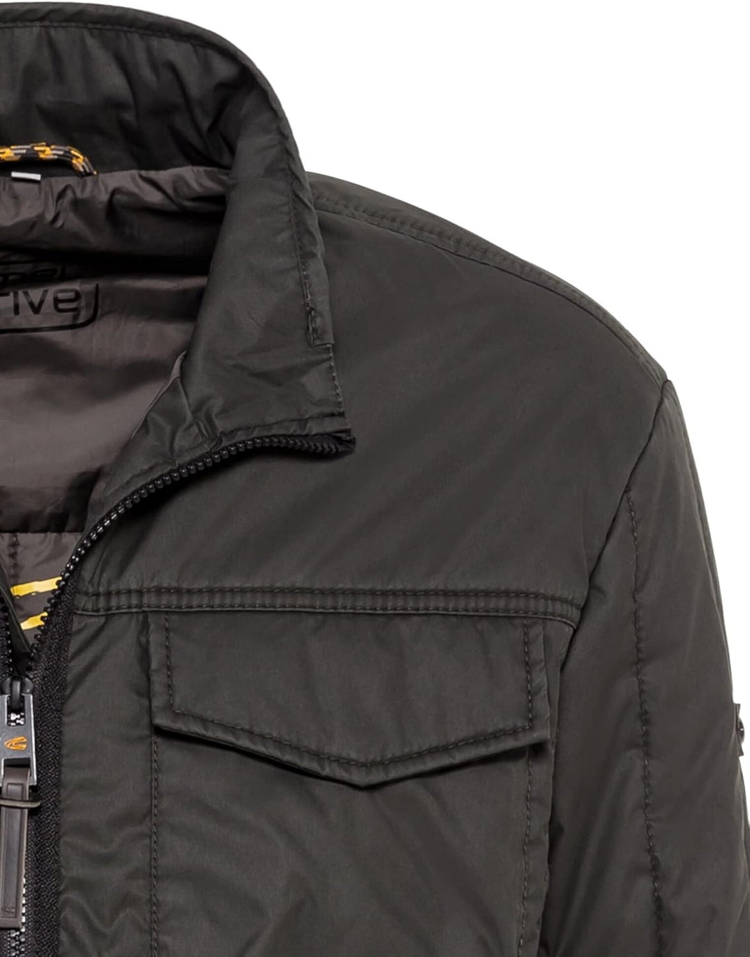 camel active Herren Stepp-Blouson mit Stehkragen 26 Dunkelgrün, 26 Dunkelgrün