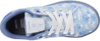 Geox Mädchen J Kommodor B Low-top Sneaker 29 EU Türkis Sky White, 29 EU Türkis Sky White
