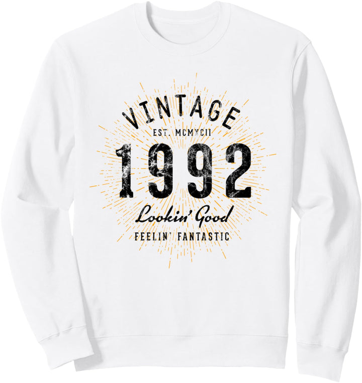 Vintage Geburtstag geboren 1992 Sweatshirt