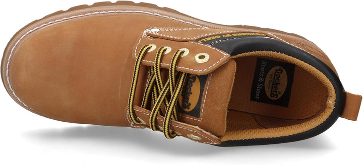 Dockers by Gerli Herren Schnürstiefeletten, Männer Schnürschuhe 40 EU Golden Tan 910