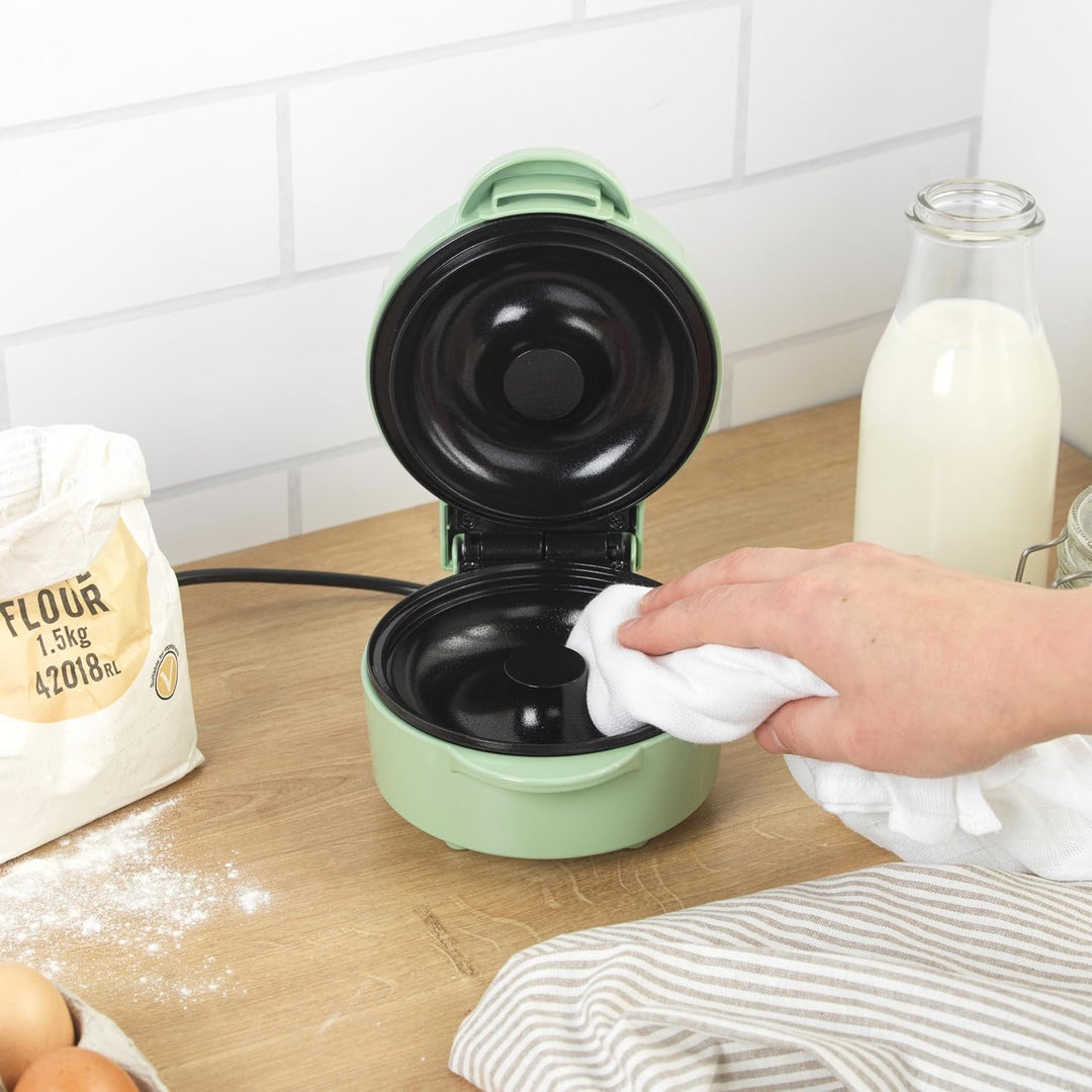 Giles & Posner Doughnut Maker – Einzelne grosse Donut-Maschine, PFAS-freie Antihaftbeschichtung, lei