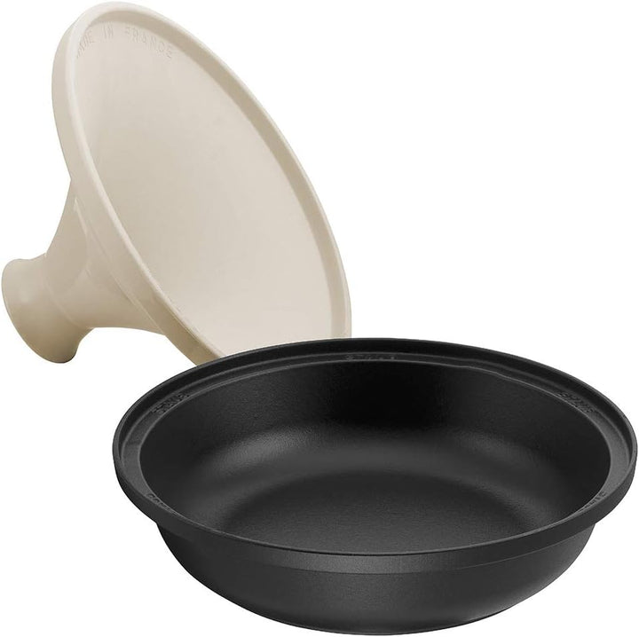 Staub 40509-394-0 Tajine, mit Sockel aus Gusseisen, Deckel aus Keramik, 20 cm, aus Gusseisen,