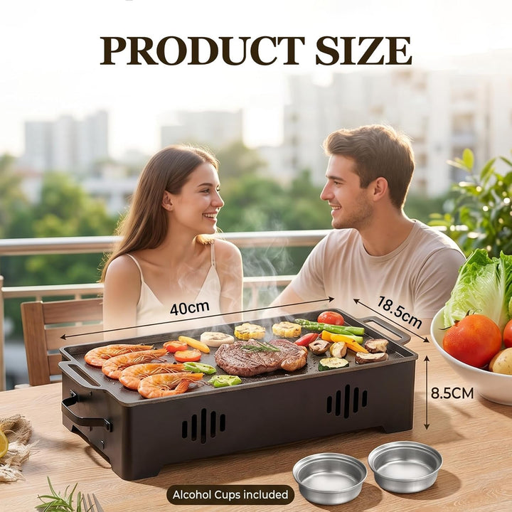 Warmhalteplatte fürs Grillen, BBQ Warmhalteplatte Teelicht, Warmhaltebehälter für Essen & Grillgut,