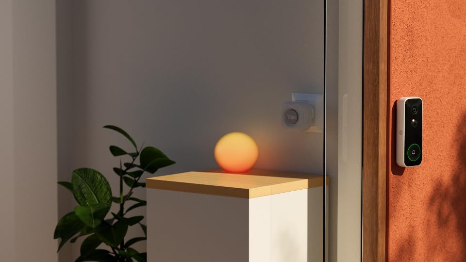 Yale - Türklingel-Gong - SV-VDBCH-1A-W - Innen-Klingel - Wählbare Klingeltöne - Plug-in-Installation