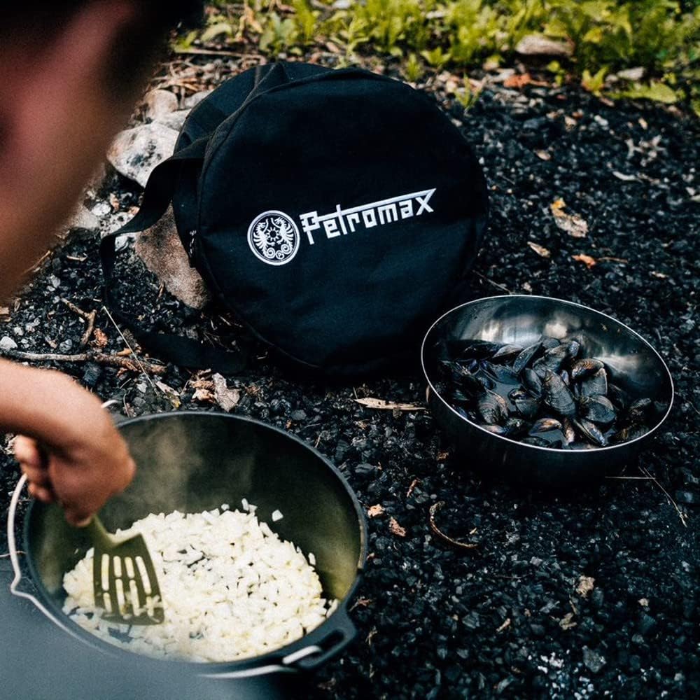 Petromax Original Transporttasche für Feuertopf Schwarz passend für FT6 und FT9, Schwarz passend für