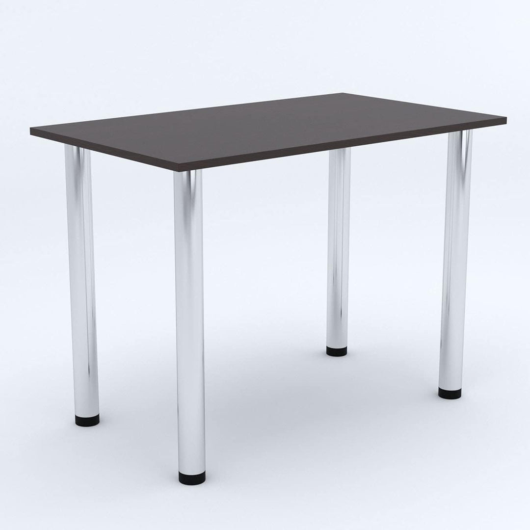 mikon 60x40 | Esszimmertisch - Esstisch - Tisch mit Chrombeinen - Küchentisch - Bürotisch | WENGE 60