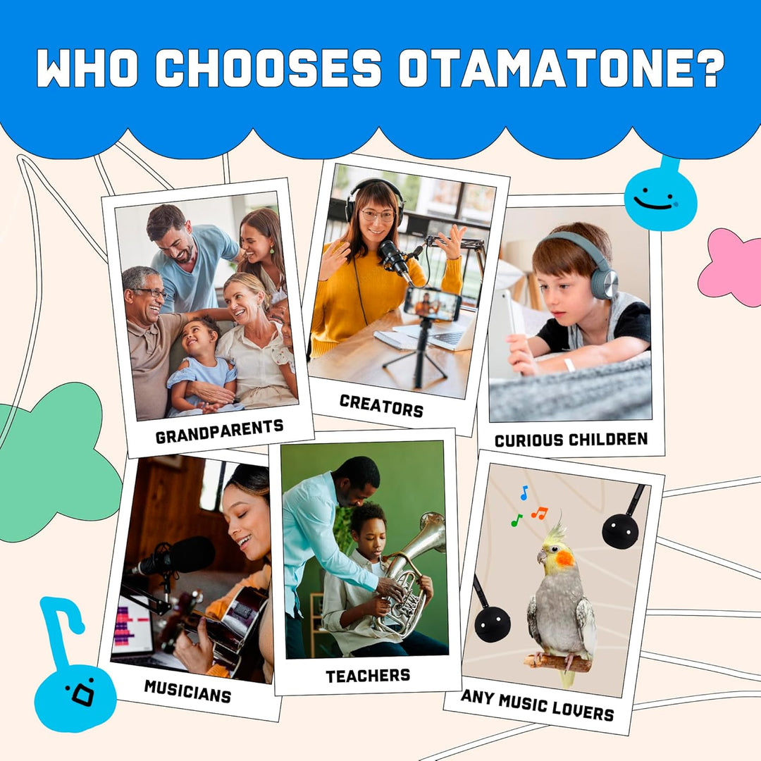 Otamatone Regular Weiss Elektronisches Musik Instrument, Tragbar Digitale Musikinstrumente Synthesiz