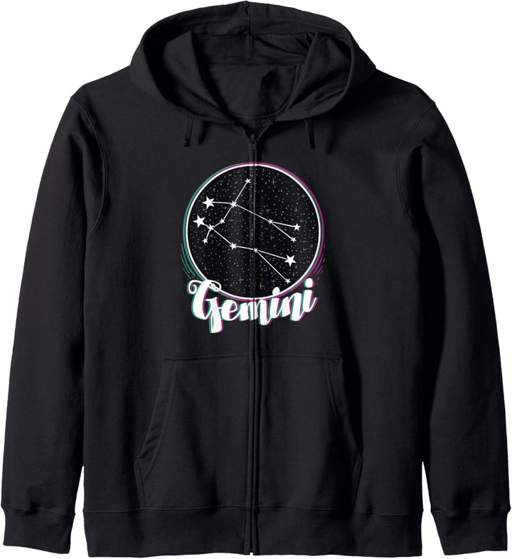Sternzeichen Zwilling Geschenk für einen Zwilling Kapuzenjacke