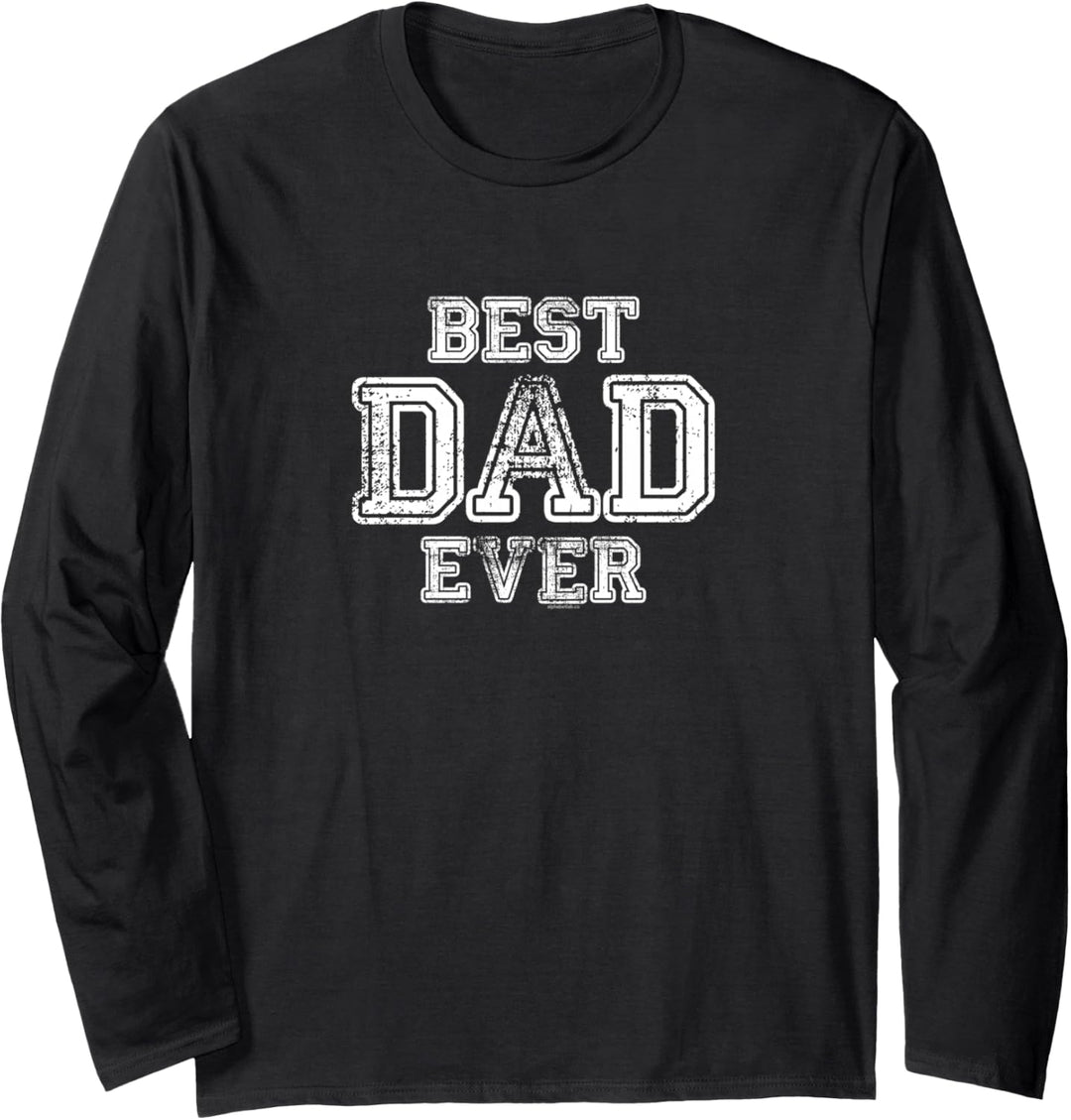 Dad Gifts for Dad | Best Dad Ever | Gift Fathers Day Vintage Langarmshirt