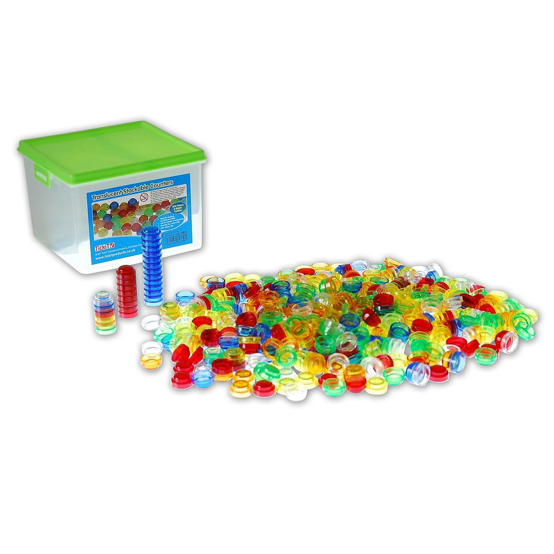 TickiT 73091 Stackable Counter, Translucent