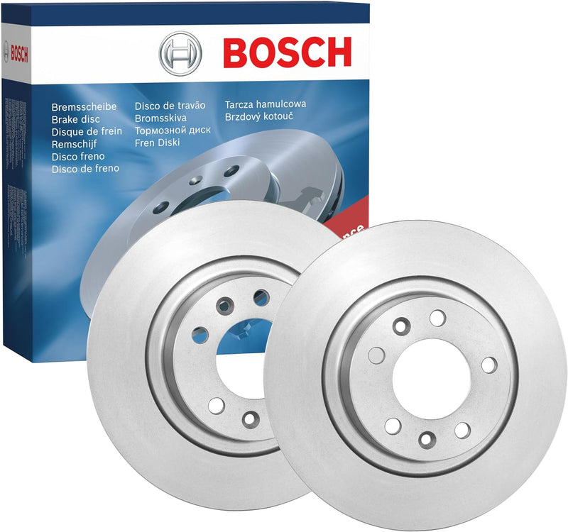 Bosch BD1246 Bremsscheiben - Hinterachse - ECE-R90 Zertifizierung - zwei Bremsscheiben pro Set