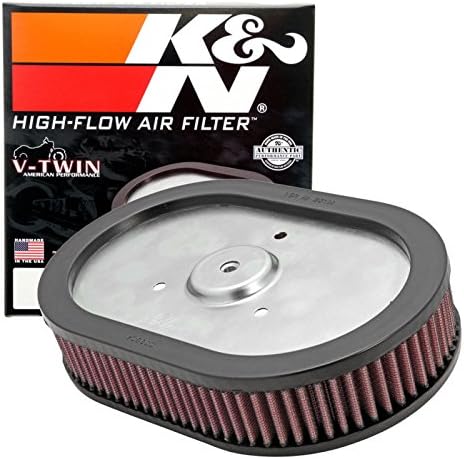 K&N HD-0910 Motorrad Tauschluftfilter, Rot