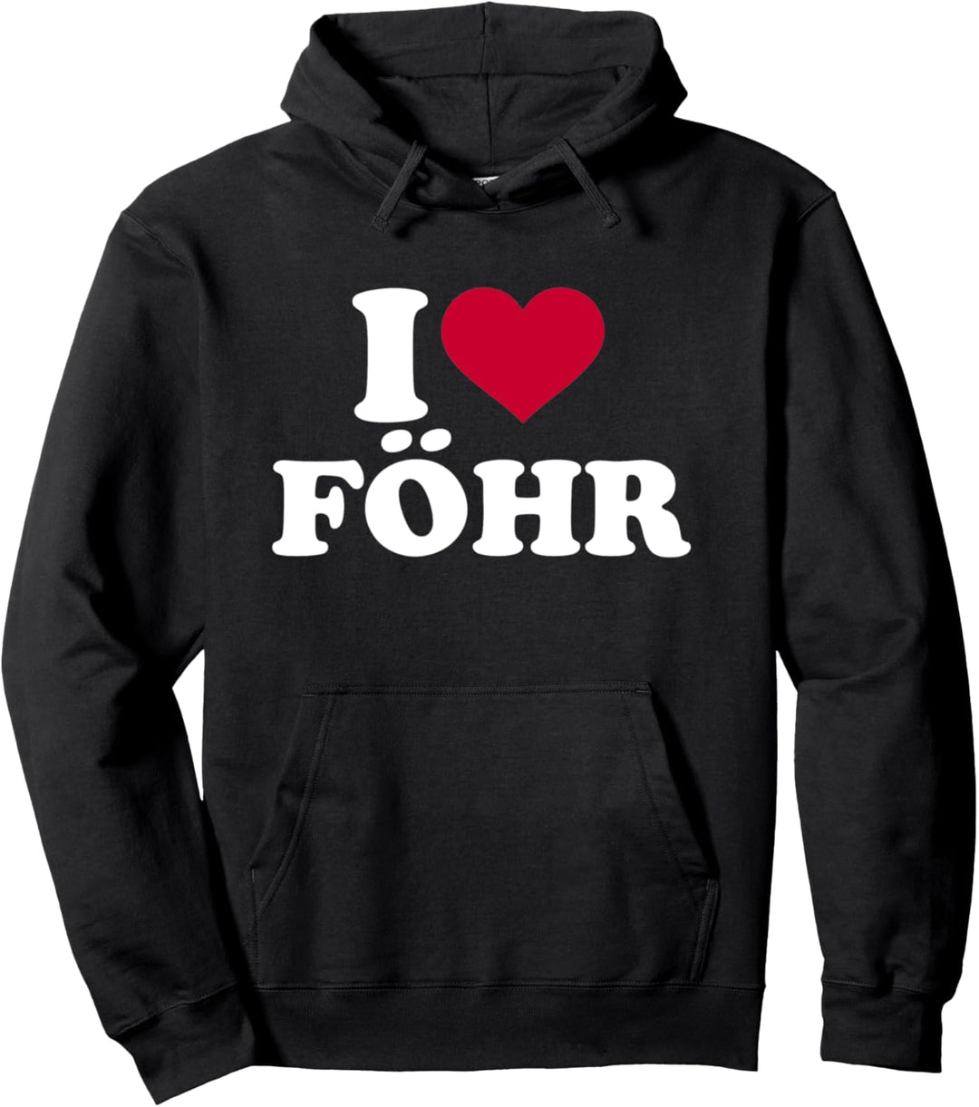 Ich liebe Föhr Pullover Hoodie