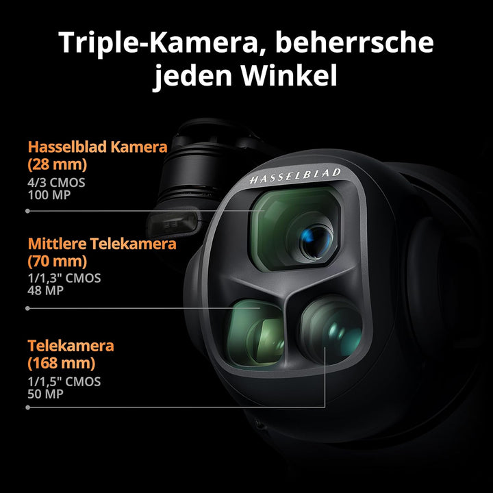 DJI Mavic 4 Pro Fly More Combo, Drohne mit DJI RC 2, Flaggschiff Triple Kamera Drohne mit 100 MP 4/3