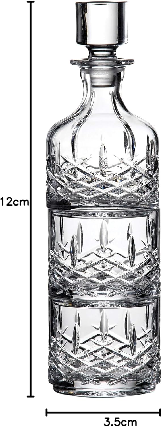 Waterford 40033794 Marquis Markham Dekanter und Becher, stapelbar, Glas