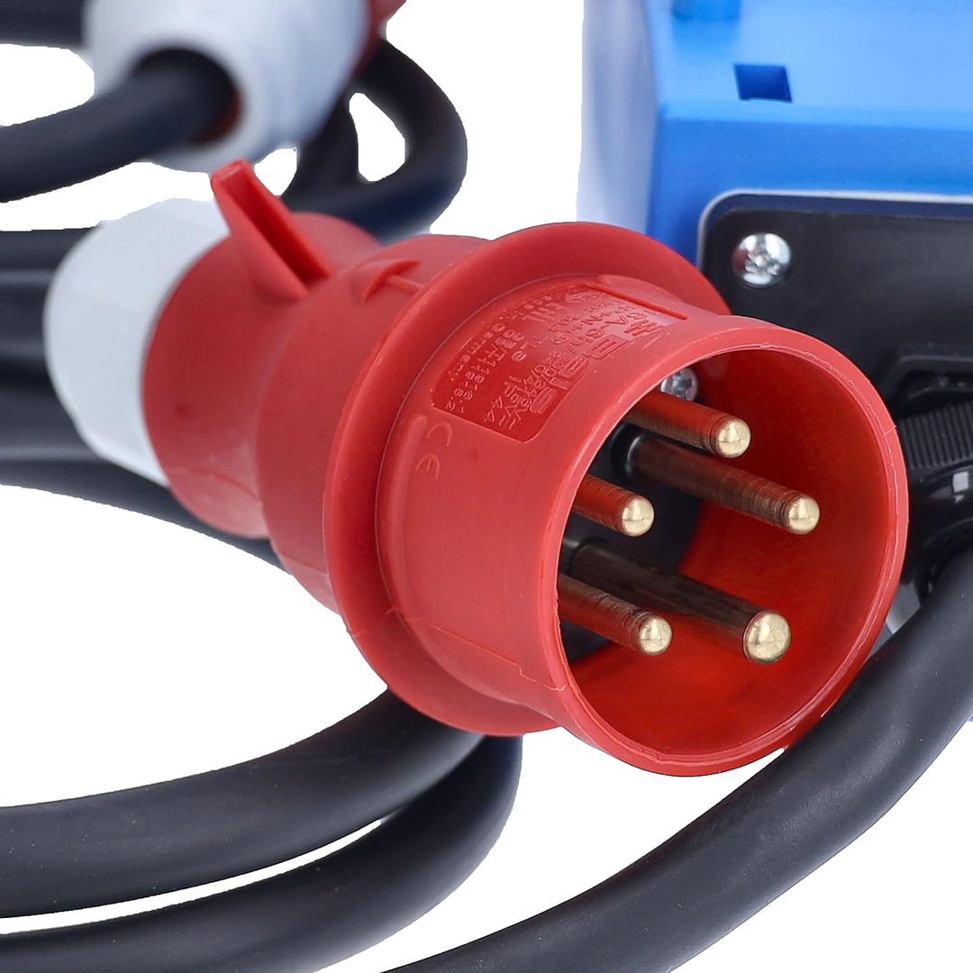 as - Schwabe MIXO Stromzähler Zwischenstecker Box Starkstrom 400V MID-konformer - Stromzähler zur Re