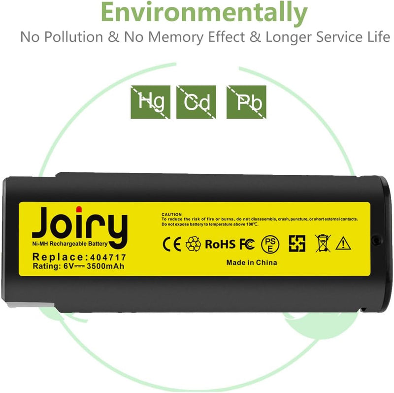 2X Joiry 6V 3.5Ah NI-MH Replacement Batterie Ersetzen für Paslode IM350 Arbeitet mit Paslode Nailers