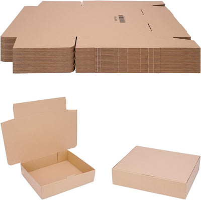 100 Faltschachteln Braun | 365 x 300 x 95mm - WP M | Versandkarton DHL Karton Hermes DPD GLS Verpack