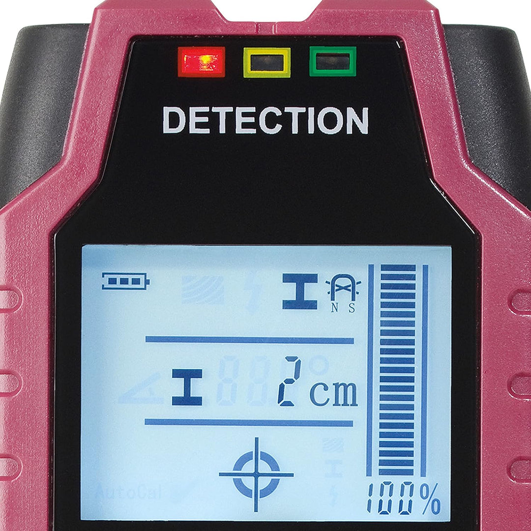 Testboy TV 700 digitaler Wandscanner (praktische Ampelanzeige, kontrastreiches LCD mit Hintergrundbe