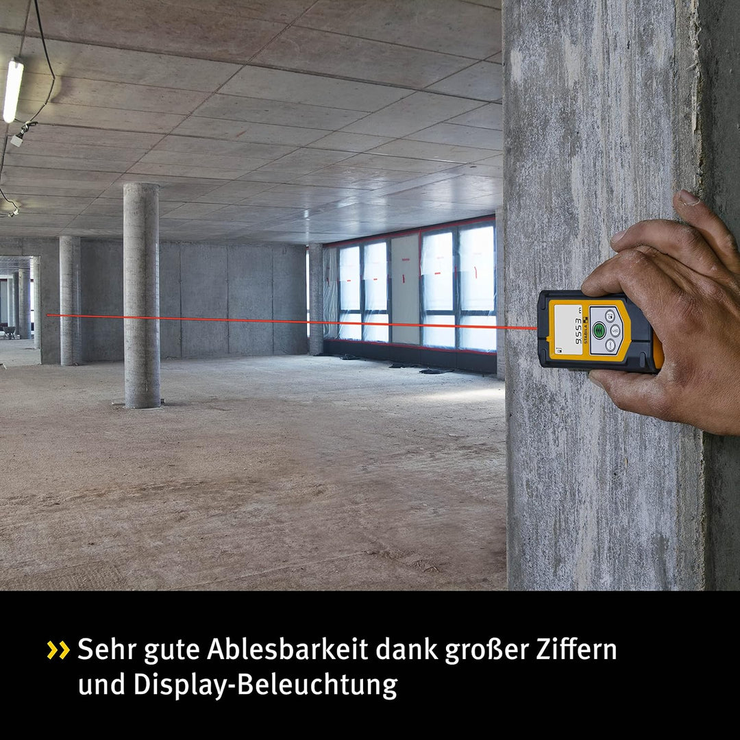 STABILA Laser-Entfernungsmesser LD 320, max. Messbereich 60 m, 8 Messfunktionen (u. a. Fläche, Volum