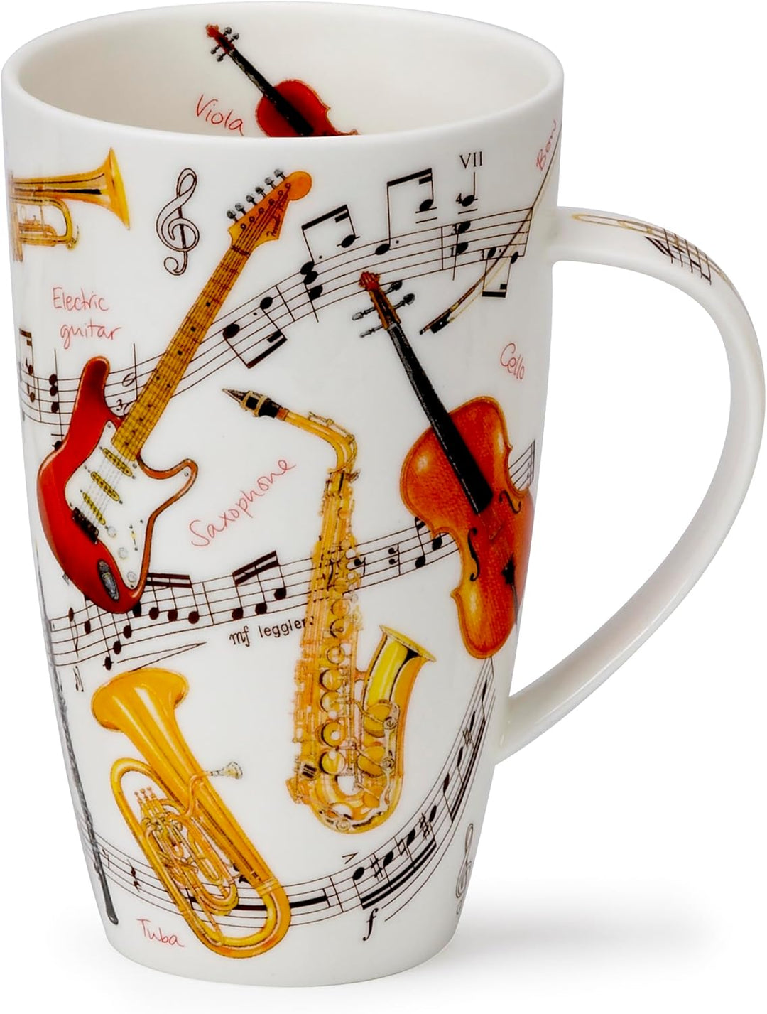 DUNOON Tasse Form Henley Motiv "Instrument"